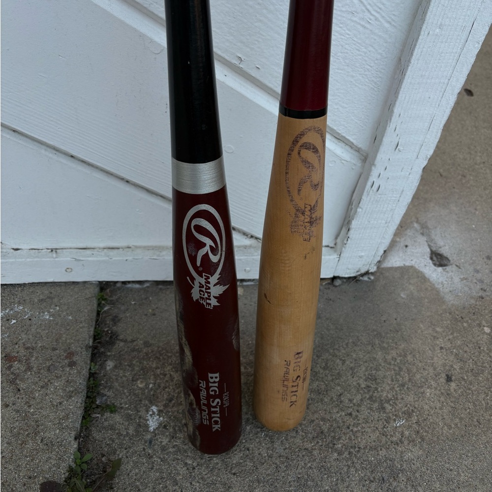 Rawlings Big Stick Baseball Bats - Black and Natural
